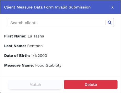 Client Measure Invalid Submission 1